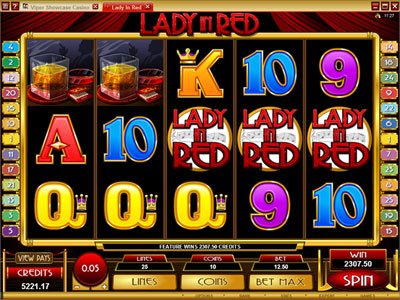 Lady in Red Video Slot